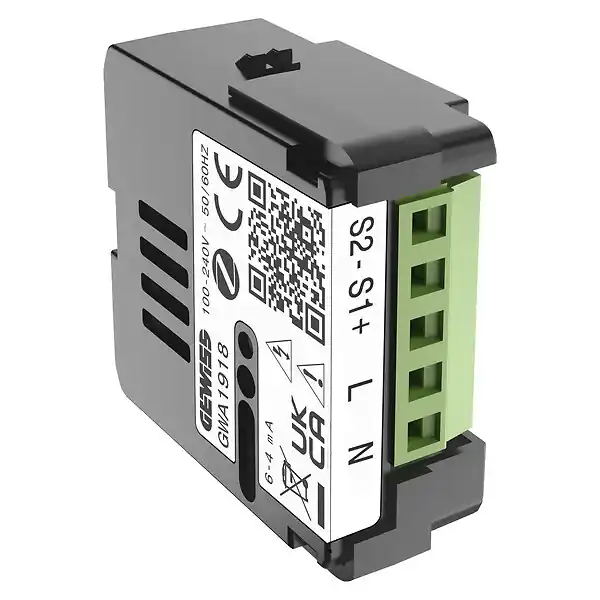 Authentique Compteur d‘énergie connecté avec contrôle de charges ChoruSmart avec technologie Zigbee - GEWISS - GWA1918