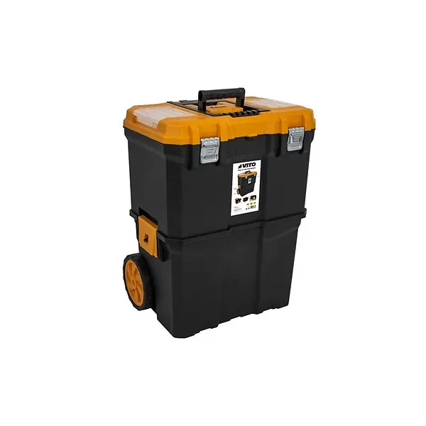 Solde Servante porte outils Boite à outils détachable 2 modules Charge 20Kg Servante Trolley VITO