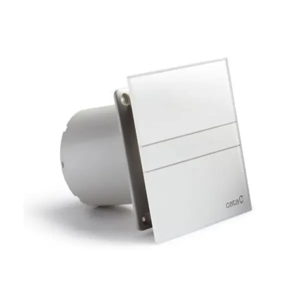 Cata Aérateur extracteur d‘air simple flux, plaque avant en verre blanc (SIKOAE120G) Offre Exclusive