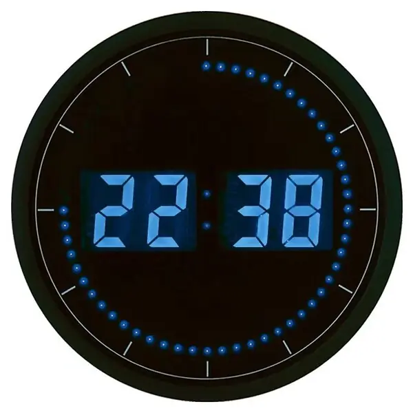 Must-Have Horloge LED - Bleue - 30cm - Orium