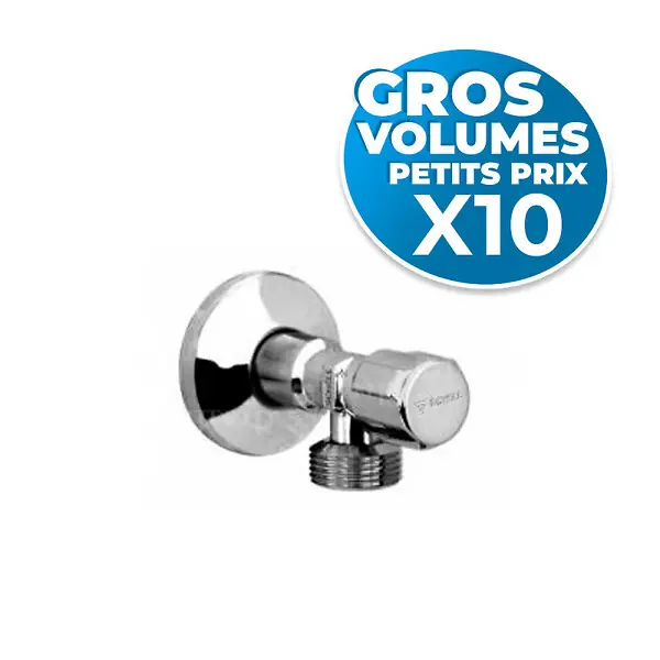 Schell Lot de 10 robinets de service pour machine à laver (033000699-GVP10) Meilleure Vente
