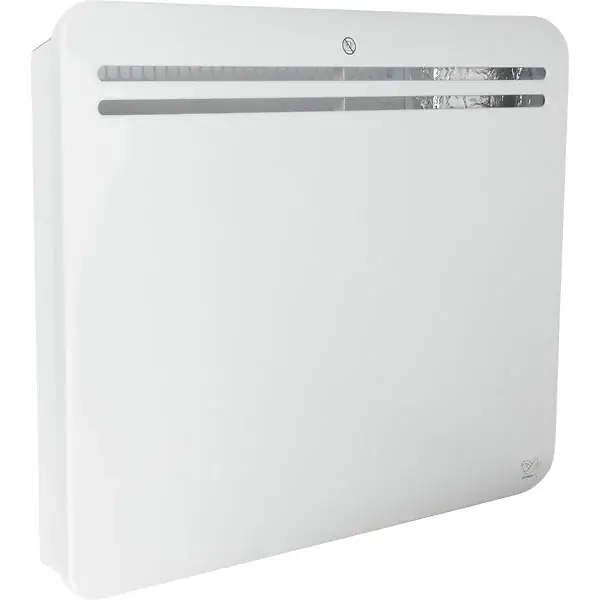 Acheter En Ligne Chauffage connecté Wifi inertie sèche fonte - Blanc - 1000W - Voltman