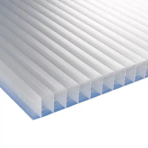 Plaque polycarbonate alvéolaire opale 16mm - 4x0,98m DHAZE Quantité Limitée