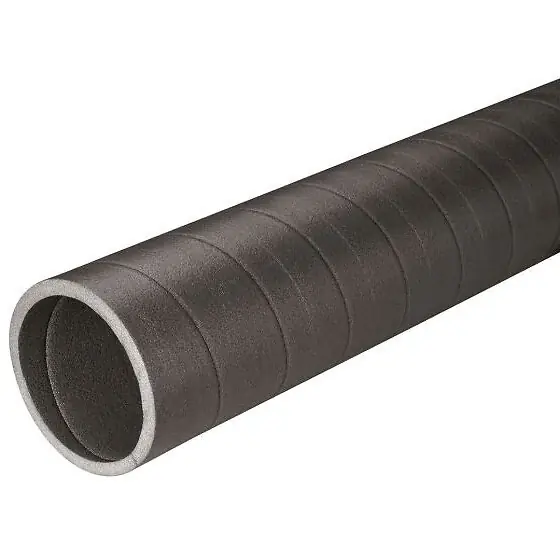 Conduit PE expansé rigide - Diamètre 160 mm - Longueur 2m - Noir - réf CPE16002 - AXELAIR VENTILATION Must-Have