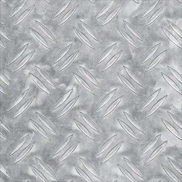 Paiement Sécurisé Tole grain de riz - Aluminium brut - 40x200cm ALFER