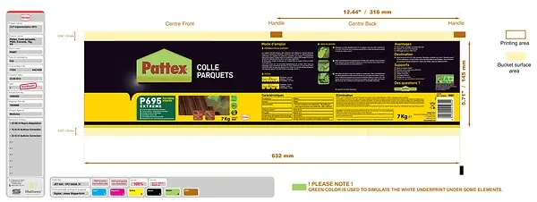 Expédié Aujourd'hui Colle parquet Flextec - 7Kg PATTEX