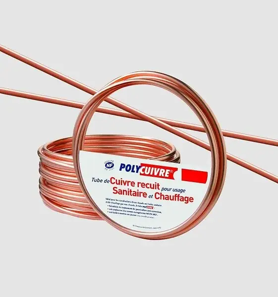Couronne de tube de cuivre recuit de 10m - l12xH14mm TREFITUB Marque