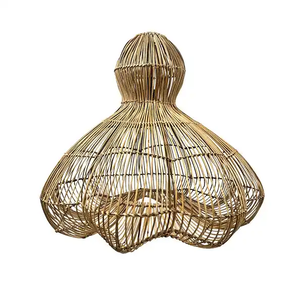 Haute Qualité Abat jour naturel seul RONDA H53cm LUMISKY