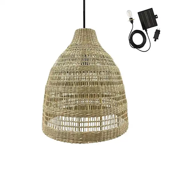 Suspension solaire bohème FREYA LONG SOLAR D50 cm LUMISKY Petit Prix
