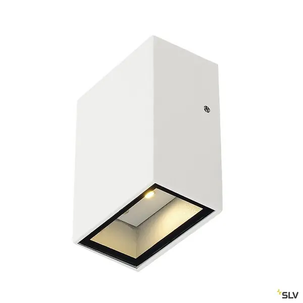 Seulement Aujourd'hui Applique extérieure SLV QUAD, blanc, avec LED intégrée, 4,6W, 3000K, IP45