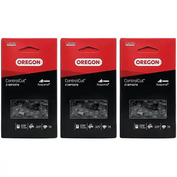 Affaire À Saisir Lot de 3 chaînes OREGON 76 maillons - Référence 21BPX076 GT MARKET