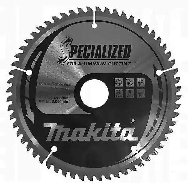 Lame de scie circulaire carbure MAKITA B-33261 SPECIALIZED aluminium 190mmx30x60D Paiement Sécurisé