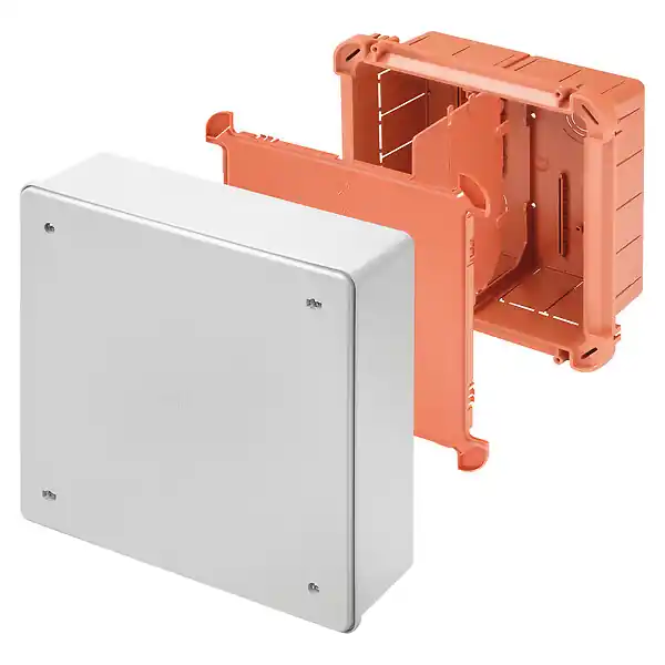 Boîte de dérivation juxtaposable pour montants 260x260x121 mm avec couvercle haut - GEWISS - GW48227 Achetez Aujourd'hui