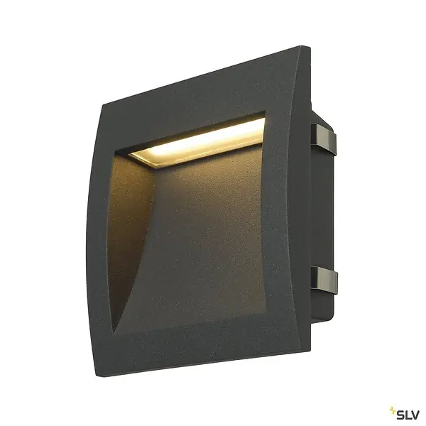 Vente Flash Encastré mural extérieur avec LED intégrée DOWNUNDER OUT, anthracite - Taille L SLV