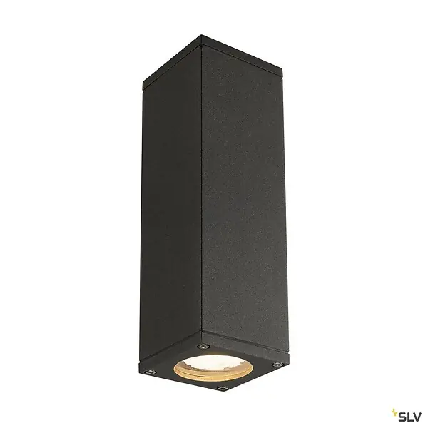Applique extérieure SLV THEO UP/DOWN, anthracite, GU10/QPAR51, 2x 35W max, IP44 Offre Limitée