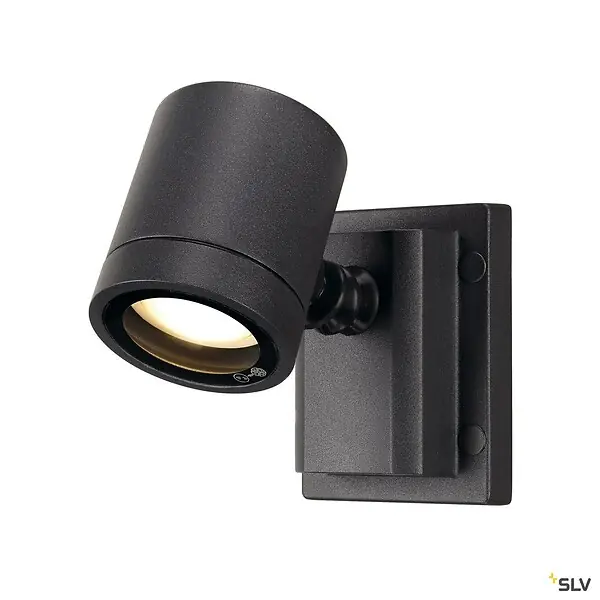Applique et plafonnier extérieur SLV MYRA, simple, anthracite, GU10/QPAR51, 50W max, IP55 Populaire