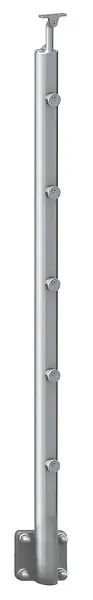 Poteau applique pour garde corps opalu silver KORDO Super Prix