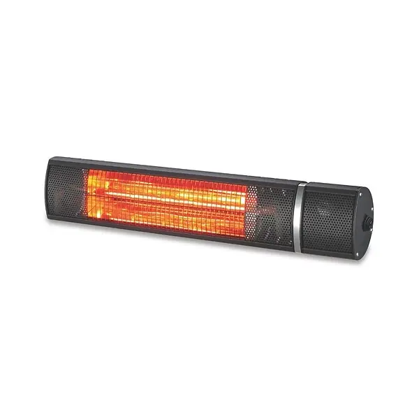 Expédition Rapide Chauffage Électrique Infrarouge 2000W + Télécommande - Chauffage Mural Protection IP65 Intérieur Extérieur Kemper