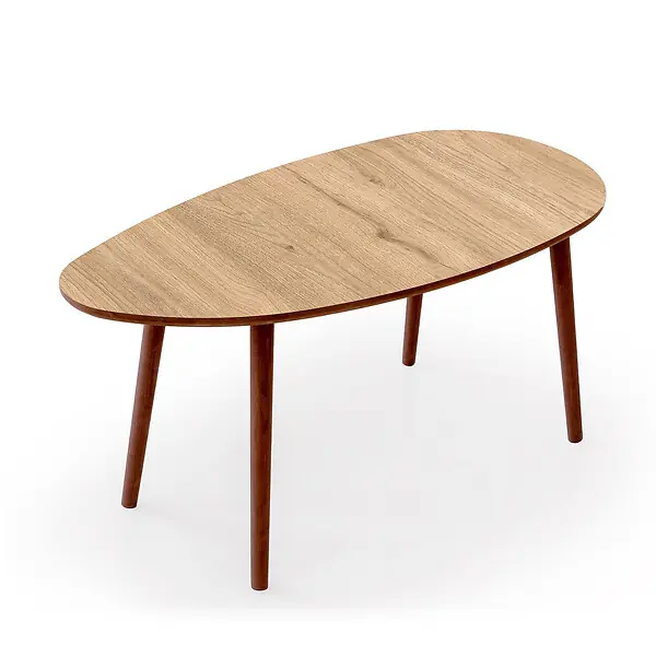 Must-Have Table basse en bois "Nora" 100 x 50 x 45 cm - Chêne HABITAT ET JARDIN