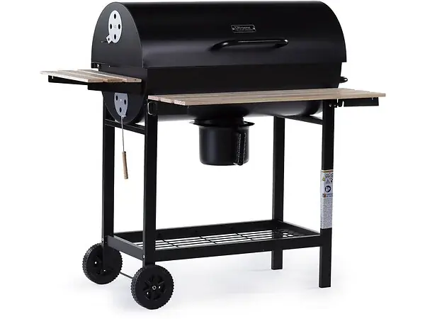 Barbecue XXL charbon de bois "King" - 95 x 63 x 105 cm - Noir HABITAT ET JARDIN Commander Vite