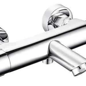 Acheter En Ligne Mitigeur bain-douche thermostatique chromé Laiton - Garance ROUSSEAU