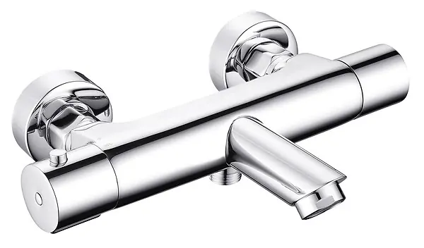 Acheter En Ligne Mitigeur bain-douche thermostatique chromé Laiton - Garance ROUSSEAU