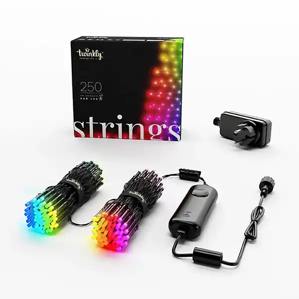 TWINKLY Guirlande lumineuse multicolore connectée RGB 20m IP44 contrôlée par application Pas Cher