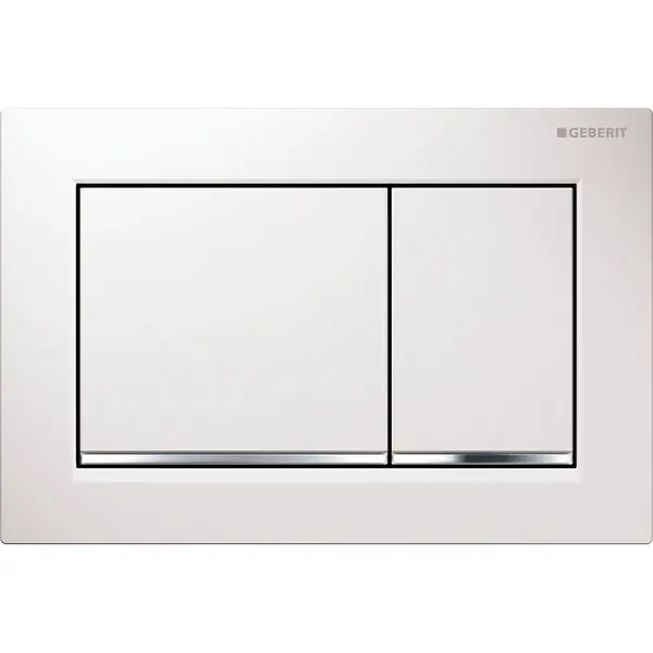 Geberit Plaque de déclenchement Omega 30 blanc/chromé brillant/blanc - (115.080.KJ.1) Satisfait Ou Remboursé