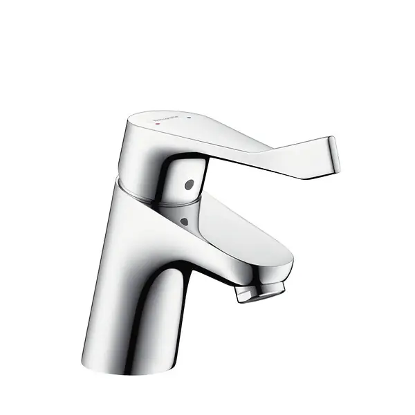 Focus Care 70 Mitigeur PMR de lavabo avec poignée extra longue, ComfortZone 70, Chrome (31910000) HANSGROHE Réduction