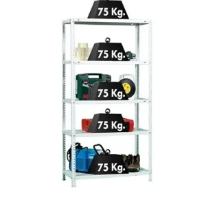 Acheter Direct Simonrack - Etagère De Rangement 2000x1000x400mm Blanc Charge 75kg - Advantage Plus 5/400 SIMON RACK