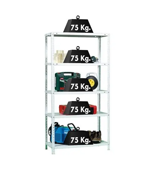 Acheter Direct Simonrack - Etagère De Rangement 2000x1000x400mm Blanc Charge 75kg - Advantage Plus 5/400 SIMON RACK
