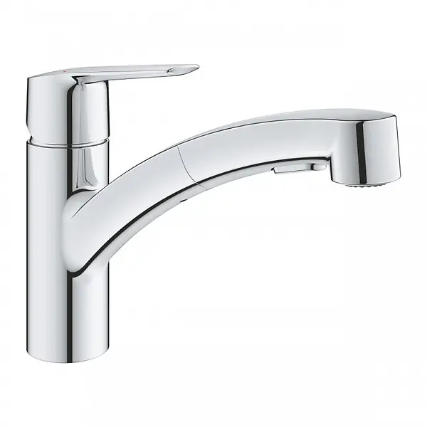 Bon Marché Grohe Mitigeur monocommande évier avec Limiteur de débit, Chrome (MM300030007001)