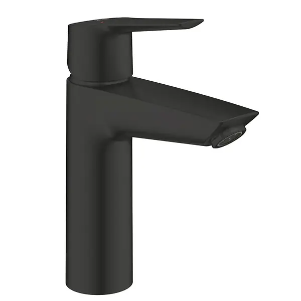 Grohe START mitigeur monocommande lavabo taille M, sans tirette, noir mat (G-237462432) Promotion Saisonnière
