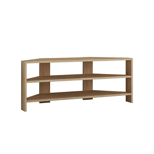 Meuble TV d‘angle en bois "Thales" - 114 x 36 x 45 cm - Beige HABITAT ET JARDIN Jusqu'à Épuisement Des Stocks