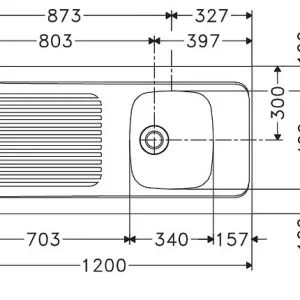 Evier monocuve inox SPX avec égouttoir 1200x600cm à poser MAN 711-1200 - FRANKE - 082522 Achetez Aujourd'hui
