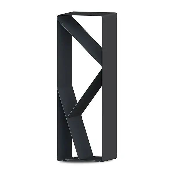 Haute Qualité Range-bûches acier Zack noir 119cm LE MARQUIER