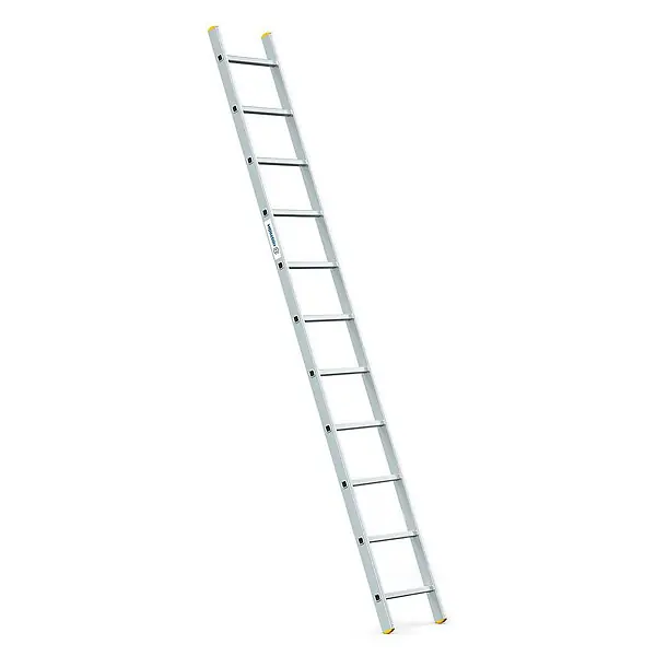 Echelle simple StablePro 11 marches en aluminium, légère et durable, hauteur de travail maximale 3,98m, garantie 5 ans, charge maximale 150kg, Hostrom HOSTRÖM Seulement Aujourd'hui