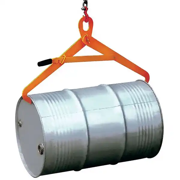 Pince pour manutention horizontale des fûts 500kg avec poignee de blocage DS500 Stockman Offre Spéciale
