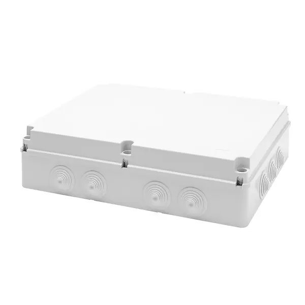 Retour Gratuit Boîte de dérivation 460x380x120 mm avec couvercle bas à vis et parois avec passe-fils à gradins - GEWISS - GW44061