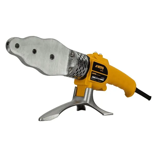 Acheter En Ligne Machine à souder les tubes 1500W 6 Adaptateurs 20-63mm 0-300°C Ciseaux à souder VITO