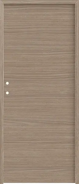Bloc-porte poussant gauche MDF - Chêne foncé - H.204xl.83cm BALLAY Affaire À Saisir