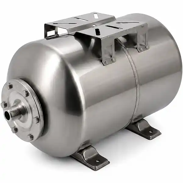 Vente Flash Réservoir pression à vessie horizontal en inox - 50 litres GT MARKET