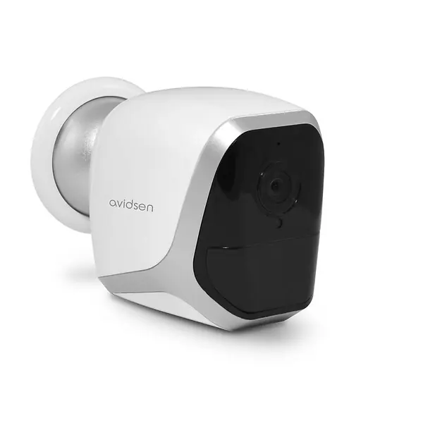 Caméra IP WiFi autonome - IP65 - Blanc AVIDSEN Offre Du Jour