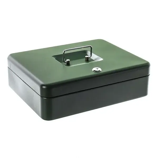 Coffre Fort Armes De Poing Gun Box Verte Serrure À Clé ROTTNER Promotion Saisonnière