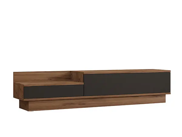Meuble TV en bois "Asir" - 160 x 35 x 35 cm - Marron HABITAT ET JARDIN Vente Directe