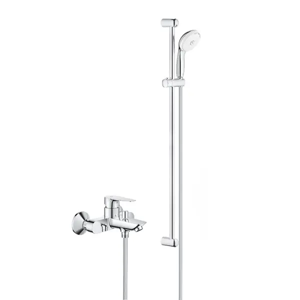 Grohe Tempesta 100 ensemble de douche 3 jets + mitigeur monocommande bain/douche, chrome (23914001-28789002) Bon Plan