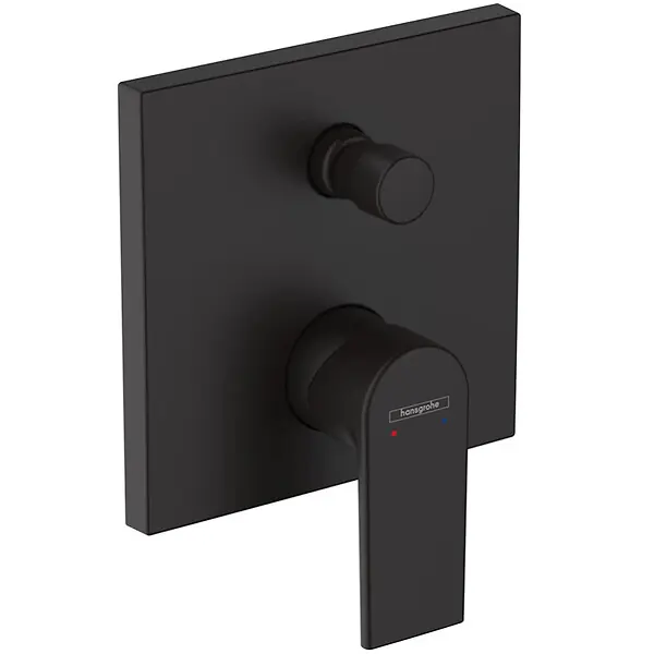 Acheter Direct Hansgrohe Vernis Shape Set de finition pour mitigeur bain/douche encastré, Noir mat (71468670)