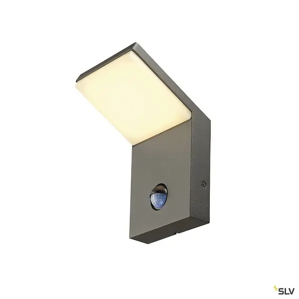 Applique extérieure SLV ORDI SENSOR, anthracite, LED, 9W, 3000K, IP44, détecteur de mouvements Seulement Aujourd'hui