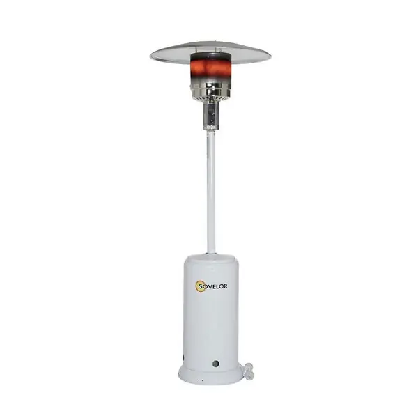 Pas Cher Chauffage Mobile Parasol SOVELOR BRASILIA MB Blanc au Gaz Propane SOVELOR CHAUFFAGE