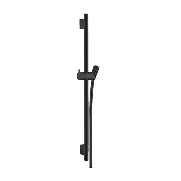 Hansgrohe Unica Barre de douche S Puro 65 cm avec flexible de douche, Noir mat (28632670) Vente Flash